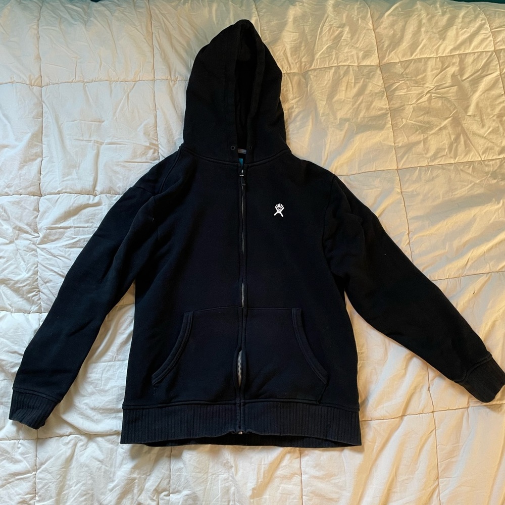 Hydro flask zip up sweatshirt size medium black